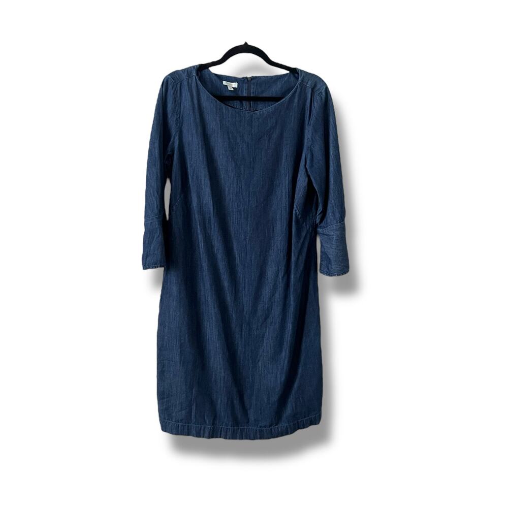 Talbots Dark Chambray Dress